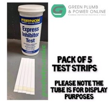 Fernox Express 62514 Central Heating Inhibitor Test Strips Water  PK Of 5 
