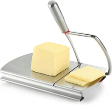 Cheese Slicer Cutter Stainless Steel Cheese Cutter Board Blade Block Cheese