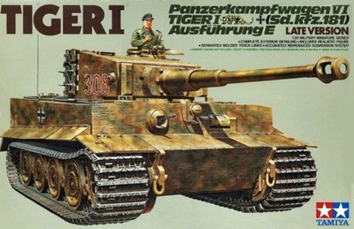 Tamiya 35146 WWII German Tiger I Late Production 1/35 Scale Plastic Model Kit