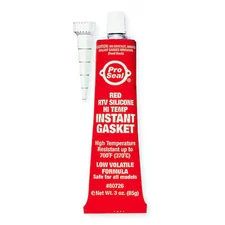 Pro Seal 80726 High Temp., Sensor-Safe Rtv Silicone Sealant, 3 Oz, Red, Temp