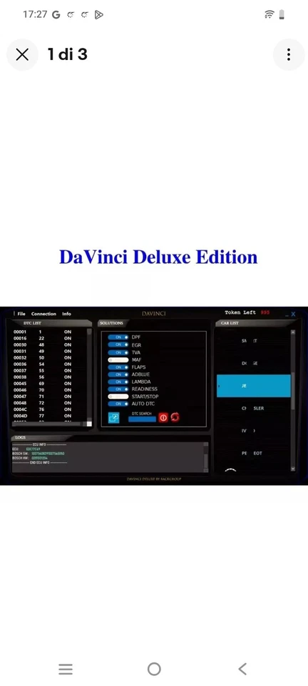 Davinci software 1.34 Deluxe 2025 Best Selle - Immagine 3 di 3