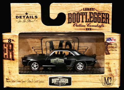 M2 Machines 69 1969 Chevrolet Camaro Z/28 RS Lunati Bootlegger Car BL02 16-29