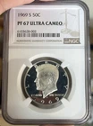 1969-S PROOF KENNEDY SILVER HALF DOLLAR GRADED NGC PR67DCAM