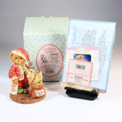 Cherished Teddies Wendall Christmas 848565 Naughty or Nice 2000 LE Boxed COA
