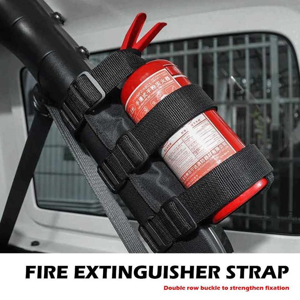 For Jeep Wrangler Accessories Adjustable Roll Bar Fire Extinguisher