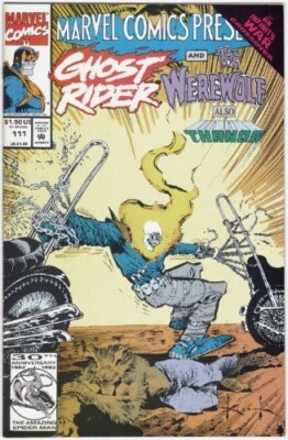 Marvel Comics Presents #111 (1992) Wolverine Thanos Wolverine Werewolf by Night