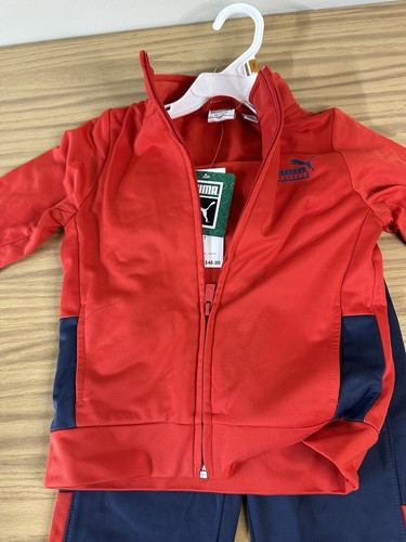 NWT Puma Jacket and Pants Set Red and Blue Size 3T New with Tags - 第 2/5 張圖片