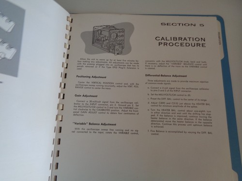TEKTRONIX Instruction for Type E Plug In - Picture 5 of 7