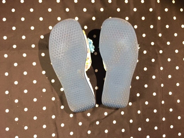 Oilily Chanclas Sandalias Slides Slip-on Rosa Floral Azul Agarre Zapatos Antideslizantes 28 Foto 4 de 4