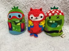 Cats vs Pickles Bean Filled Plush Stuffed Toy-Gulp, Pete and Aarg