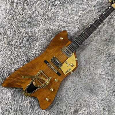 Thunderbird Billy Bo Jupiter Electric Guitar Yellow Mini Pickups Vibrato Bridge