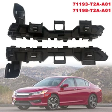 Left Right Pair Front Bumper Bracket Beam Mount Support For Honda Accord 2013-17