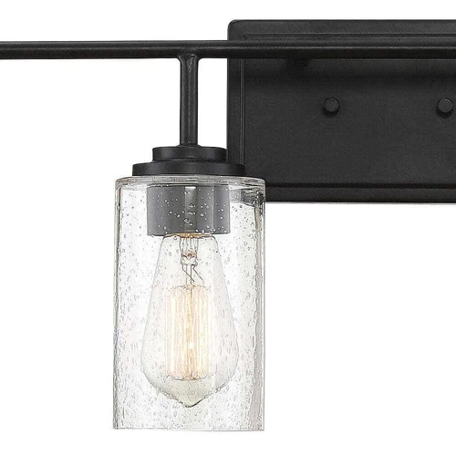 Designers Fountain Logan 32 in. 4-Light Matte Black Transitional Wall Sconce - Picture 4 of 8