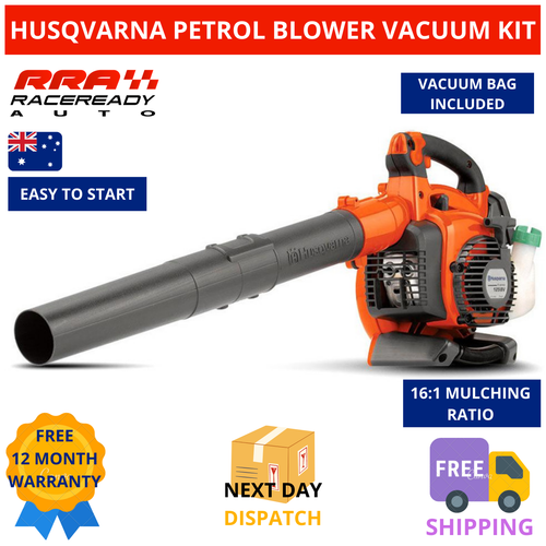 HUSQVARNA Petrol Blower Vacuum Kit 125BVX Hand Held 0.8KW Garden Leaf