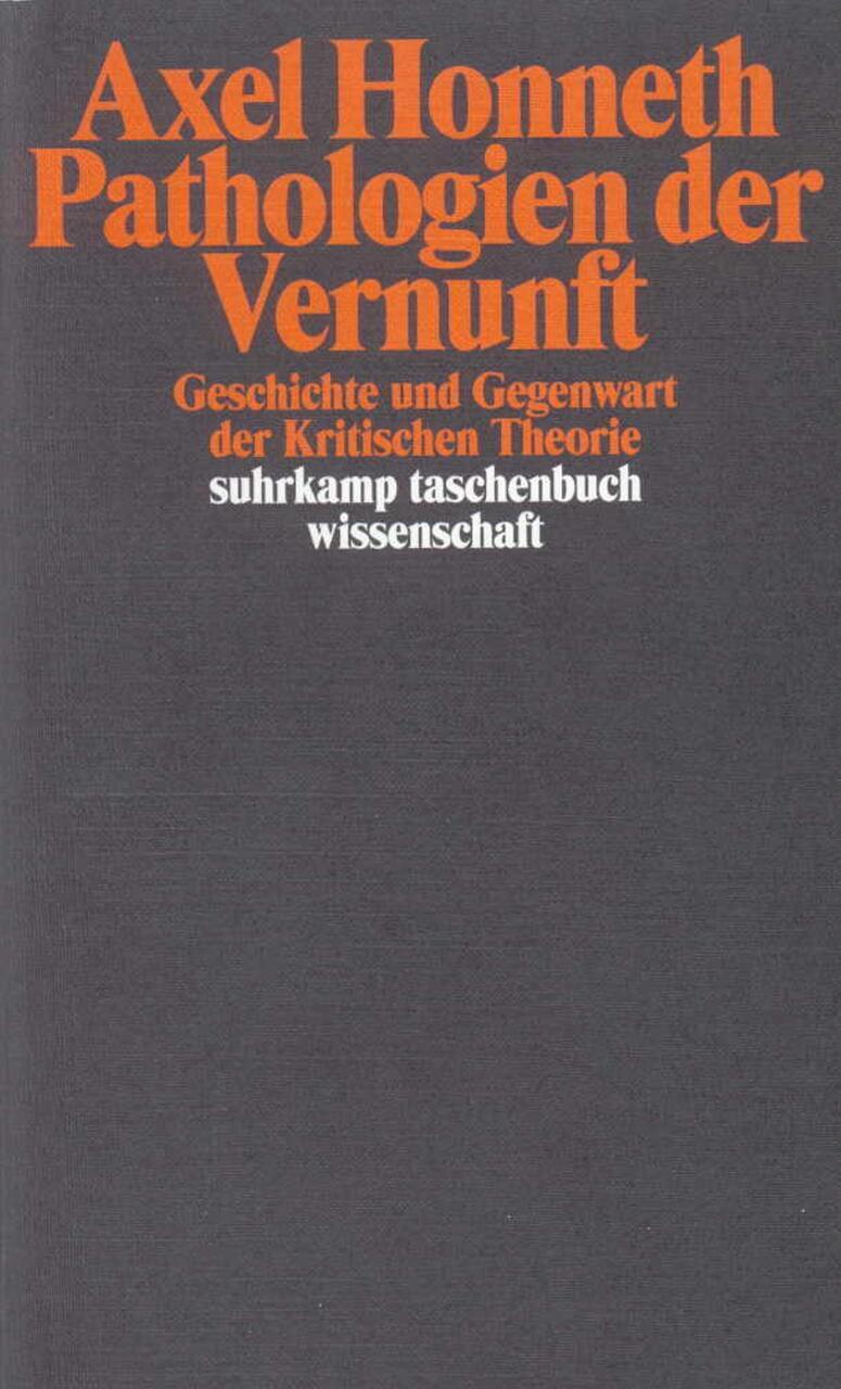Thumbnail - Pathologie Der Vernunft Axel Honneth