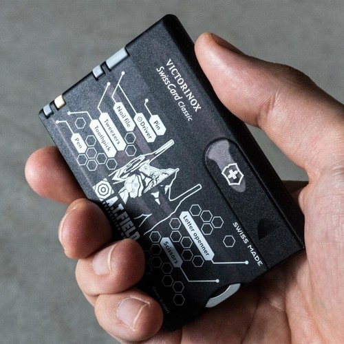 A.T.FIELD Evangelion x Victorinox Swiss Card Multi-Tool Unit-01 Limited Edition - Picture 4 of 15