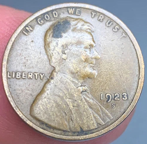 1923-S Lincoln Wheat Cent - F Fine - SP751