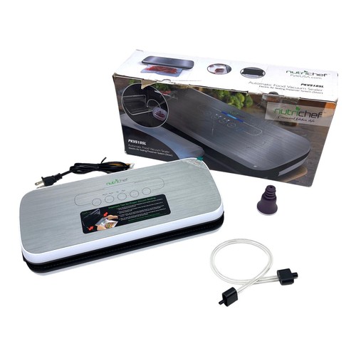 NutriChef Vacuum Sealer Automatic Vacuum Air Sealing System For Food