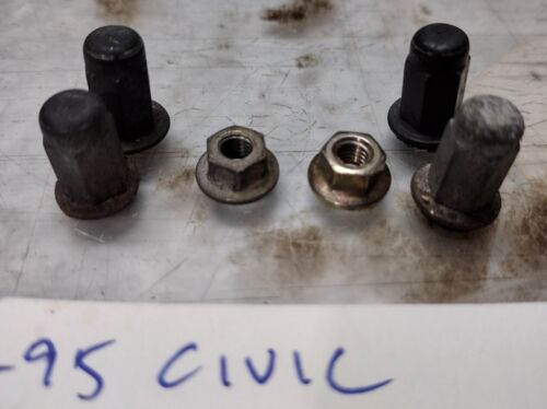 92-95 CIVIC EG hatchback trunk inner tail light NUTS BOLTS HARDWARE BOTH INNERS - Foto 1 di 5