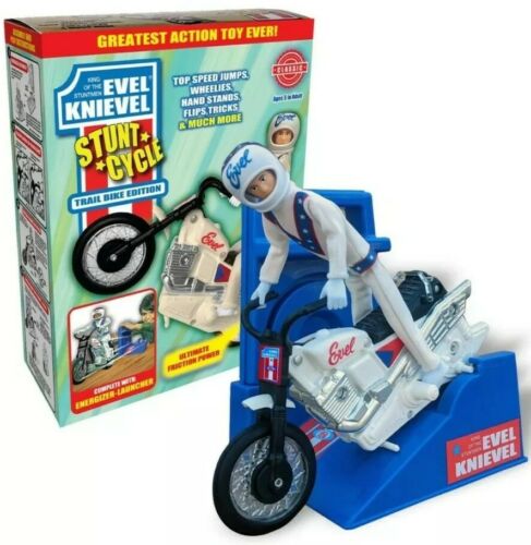 EVEL KNIEVEL STUNT CYCLE RETRO 70'S IDEAL TOYS EVIL KNEIVEL KENEVEL,KENEVIL NEW