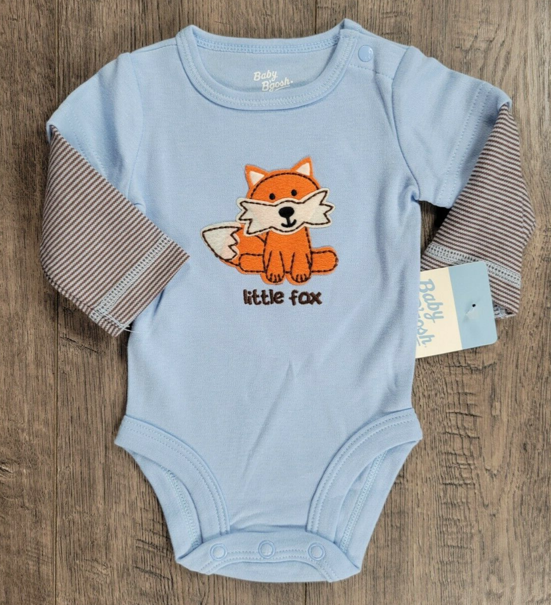 Baby Boy New Oshkosh Newborn Little Fox Bodysuit
