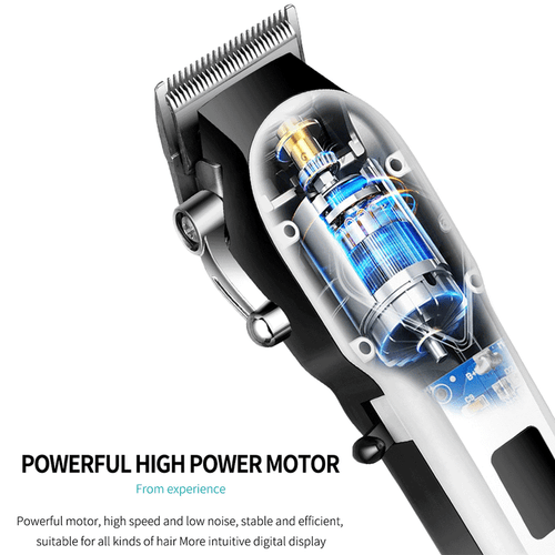 Kits de recortadora de pelo profesional Kemei-232 hoja en T máquina de corte para hombre - Imagen 7 de 13