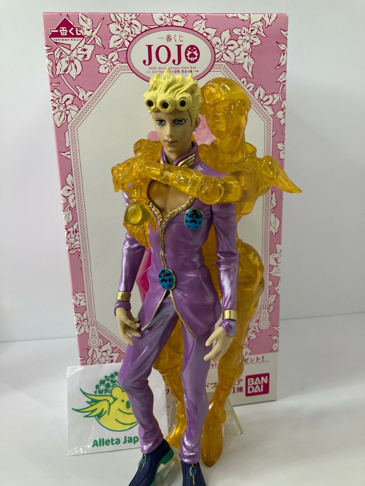 Jojo no Kimyou na Bouken - Ougon no Kaze - Giorno Giovanna - Ichiban Kuji  Jojo no Kimyou na Bouken Jojo's Assemble - E Prize (Bandai Spirits)