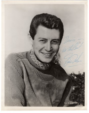 Eddie Fisher Signed 8 x 10 Photo 1960s Autographed Singer