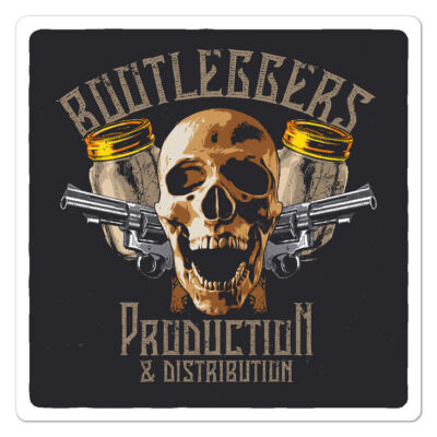 Bootlegger Moonshine Sticker Decal