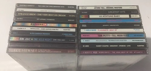 Rock Music CDs Lot Of 20 Classic Rock Bon Jovi Metallica Cream Jethro Tull+++
