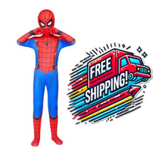 Spiderman Costume Kids Boys Halloween Children Carnival Bodysuit Cosplay