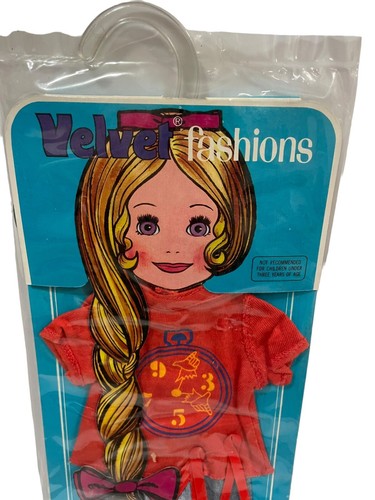 Vintage 1972 Ideal Crissy Family Bambole Velluto Mia Moda Dandy Denim Vestito - Foto 2 di 9