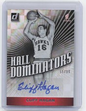2019-20 Donruss #HD-CHG Cliff Hagan Hall Dominator Signatures #/99