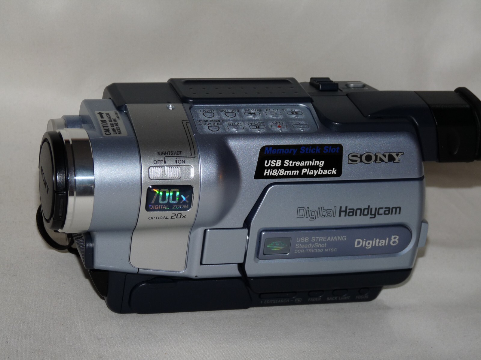 Sony DCRTRV350 Digital8 HI8 8mm Video8 Camcorder VCR Player Video