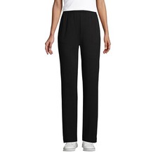 Lands' End Women's Sport Knit High Rise Elastic Waist Pull On Pants M/T 10-12