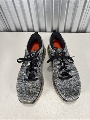 Nike Flyknit Max Black Grey Running Shoes Mens 8.5 620659-105 Air Max See Pics! Nike Running Shoes Womens Size 8.5 Air Max Flyknit Oreo  main image 2