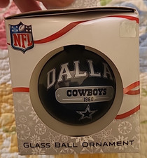 Dallas Cowboys Classic collector's series glass ball ornament NEW