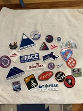 Ski Sticker Lot - Sunday River Sugarloaf Loon  Smugglers - 25 Plus Stickers