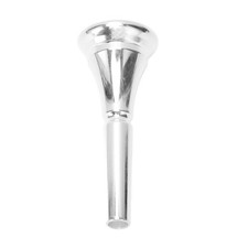 French Horn Mouthpiece, Professional Silver-Plated Brass Mouthpiece Silver