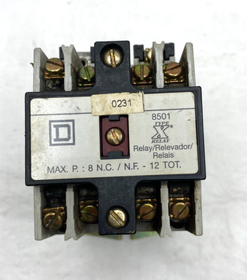 Square D 8501X040 Industrial Control Relay Ser.A