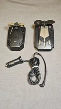 Used Cobra ESR755 Laser Radar Detector PLUS COBRA XRS 9695 PLUS 1 adapter READ