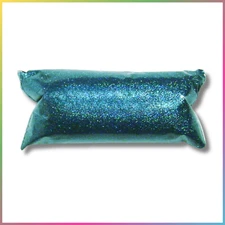 1oz Aqua Blue Jewels Holographic Metal Flake .008" Rainbow Fine Additive - 30ml