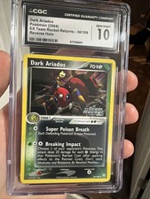 Team Rocket Returns Reverse Holo Stamp Dark Ariados 30/109 CGC 10 Gem Mint 🔥 on eBay