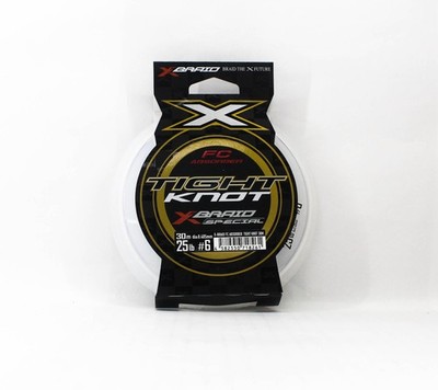 YGK X Braid Absorber Fluorocarbon Shock Leader Tight Knot 30m 25lb (8261)