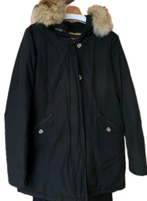 Original Woolrich Arctic Parka Damen   Gr. XL   Schwarz   Frisch gereinigt