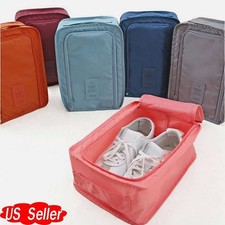 Waterproof Portable Travel Shoes Storage Bags Tote Pouch Zip Packing Organizer