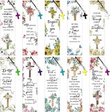 30 Pieces Christian Bookmarks Bible Verses Inspirational Scripture Bookmark B...