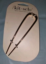 Kitsch Metal French Hair Pin Gold 