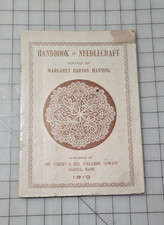 Handbook Needlecraft Margaret Barton Manning 1910 Crochet Knitting Main Original