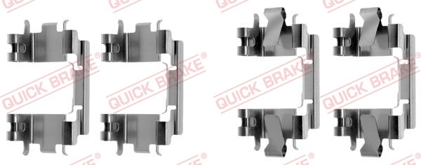 Quick Brake ZubehöRsatz Scheibenbremsbelag FüR Honda Jazz II Gd_ GE3 GE2-image